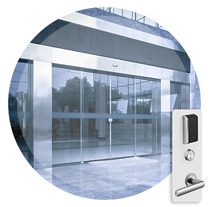 Phoenix, AZ Electrified Door Hardware - Glass Doors with Door Hardware Entry